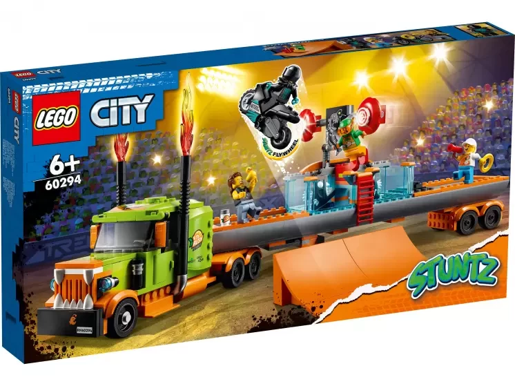 LEGO City 60294 Грузовик для шоу каскадёров, конструктор ЛЕГО - фото 2 - id-p96654909
