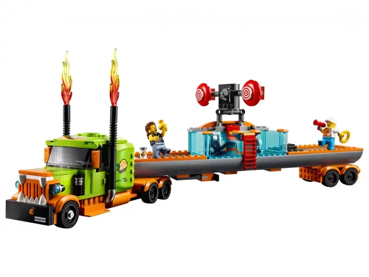 LEGO City 60294 Грузовик для шоу каскадёров, конструктор ЛЕГО - фото 5 - id-p96654909