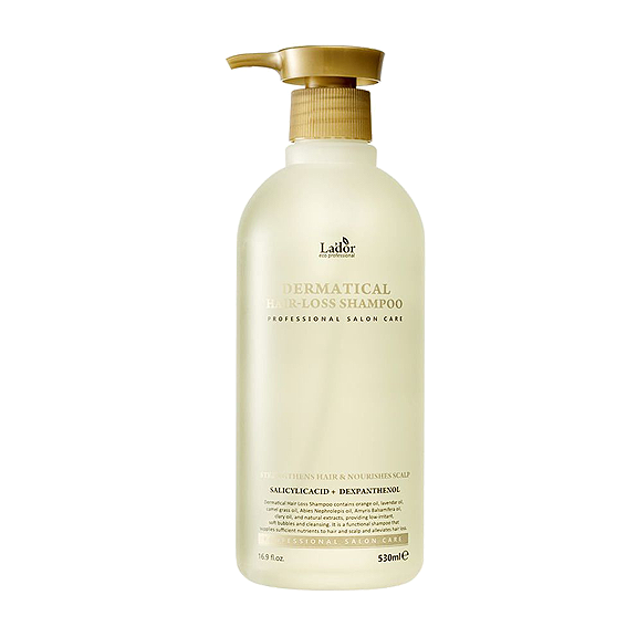 Бессульфатный шампунь против выпадения волос Lador Dermatical Hair-Loss Shampoo, 530мл.