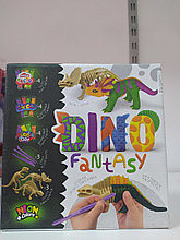 Набор для креативного творчества «Dino Fantasy» Персонажи Диметродон, Трицератопс, Тираннозавр
