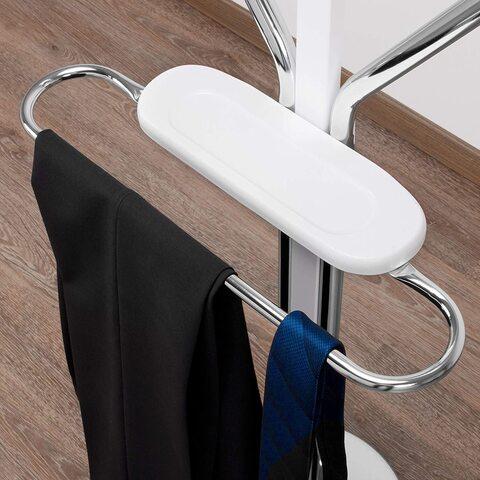 Вешалка-стойка для костюма напольная «Ленивый слуга» Tabys GC6141 (Белая) - фото 7 - id-p96663705