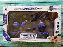 Машинка перевёртыш Super Double Flip с дополнительным пультом на руку, фото 2