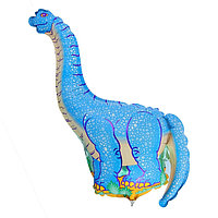 Шар фольгированный 12" «Динозавр», цвет голубой