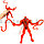 Детский набор фигурок Веном Venom с подвижными ногами и руками с светоэффектом 4 фигурки по 16 см, фото 9