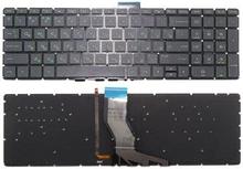 Клавиатура для ноутбука HP Pavilion 15-AB000UR черная с подсветкой