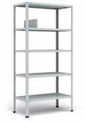 Стеллаж металлический (1800*1000*500мм), 4 полки, доп полка 5528тг