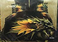 Комплект постельного белья, евро-размер. Сатин 3D. Турция