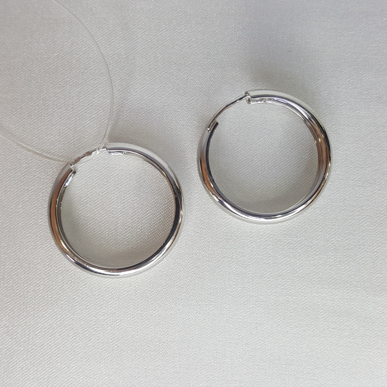 Серьги конго из серебра SOKOLOV 94140010 покрыто родием,конго