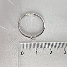Кольцо из серебра с бриллиантом SOKOLOV 87010016 покрыто  родием коллекц. 0, фото 3
