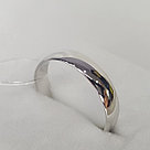 Обручальное кольцо из серебра SOKOLOV 94110001 покрыто  родием, фото 2