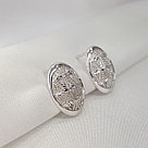 Серьги из серебра с алмазной гранью DIAMANT ( SOKOLOV ) 94-120-00719-1 покрыто  родием, фото 3
