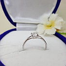 Помолвочное кольцо из серебра с фианитом SOKOLOV 94011490 покрыто  родием коллекц. 0, фото 2