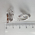 Серьги из серебра с алмазной гранью DIAMANT ( SOKOLOV ) 94-120-00880-1 покрыто  родием, фото 3