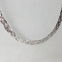 Серебряная цепь Teosa D25304-50 покрыто родием, коса