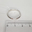 Обручальное кольцо из серебра с гравировкой SOKOLOV покрыто  родием 94110015 размеры - 20,5 21,5, фото 3