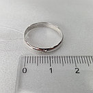 Серебряное кольцо  Бриллиант Aquamarine 060143.5 покрыто  родием, фото 3