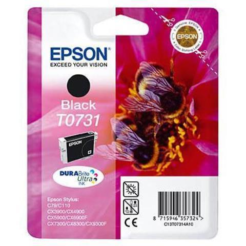 Картридж Epson T0731N, black, 245 pages,