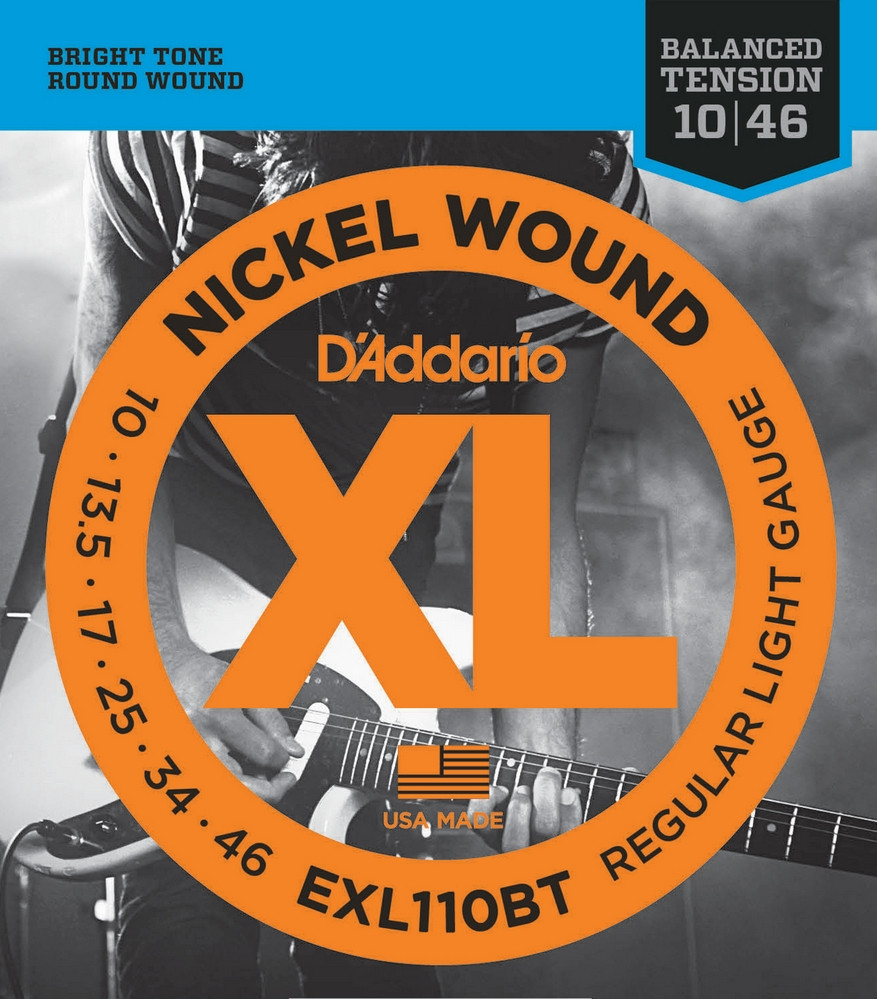 Струны для электрогитары D'Addario 10-46 EXL110BT, фото 1