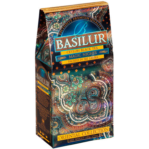 Чай черный Basilur Восточная коллекция Магия ночи картон 100гр