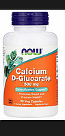 Кальция D-глюкарат, 500 мг   Calcium D - Glucarate  90 капсул. Now foods