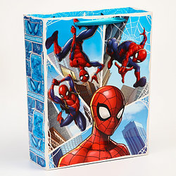 Пакет подарочный, Человек-паук, 31х40х11,5 см