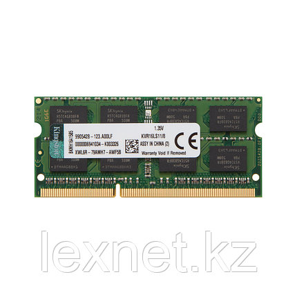 Модуль памяти для ноутбука Kingston KVR16LS11/8WP, фото 2