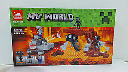 Конструктор My world 10469 324 pcs. "Иссушитель". Minecraft. Майнкрафт. Рассрочка. Kaspi RED