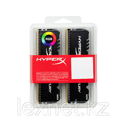 Комплект модулей памяти Kingston HyperX Fury RGB HX432C16FB3AK4/32 DDR4 32G (4x8G) 3200MHz, фото 2