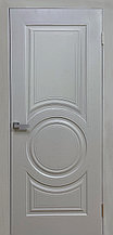 Межкомнатная двери модель Скин5 сероголубое