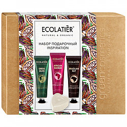 Подарочный набор Ecolatier® Inspiration (крем для рук 3x30 мл, мыло глицериновое 60 гр)