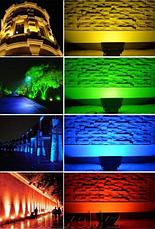 Прожектор светодиодный RGB 50 Вт. Прожектор цветной, прожектор разноцветный, прожектор меняющий цвета., фото 3