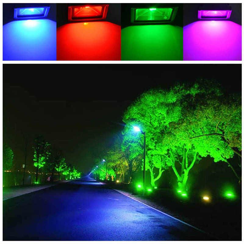 Прожектор светодиодный RGB 50 Вт. Прожектор цветной, прожектор разноцветный, прожектор меняющий цвета. - фото 7 - id-p5107145