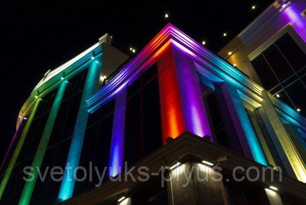Светодиодный RGB прожектор 50 Вт. Прожектор цветной, прожектор разноцветный, прожектор меняющий цвета. - фото 4 - id-p5103390