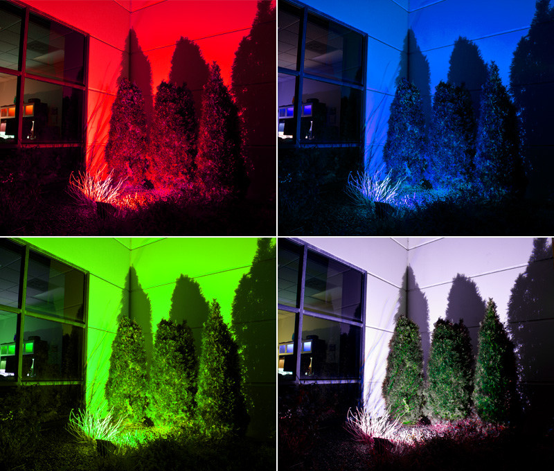 Прожектор цветной RGB 50 Вт. Светодиодный прожектор, прожектор разноцветный, прожектор меняющий цвета. - фото 6 - id-p5104393
