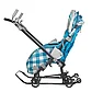 Санки-коляска Nika - Ника Детям 7-4  с колесами голубой, фото 2