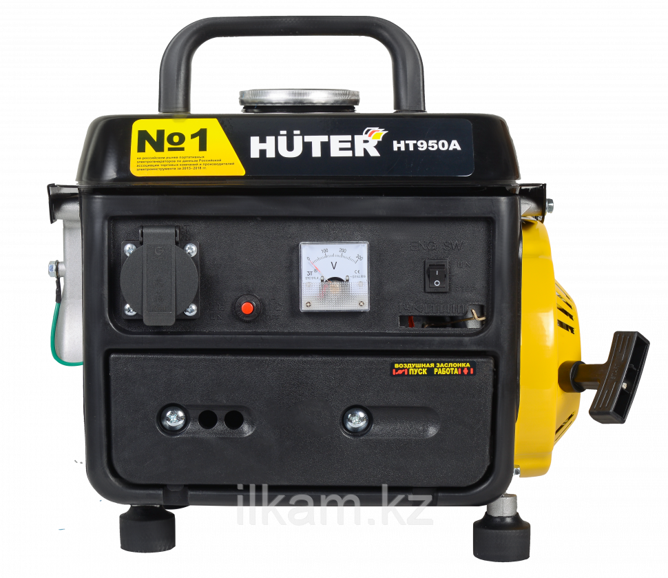 Портативный бензиновый генератор HUTER HT 950A - фото 2 - id-p96731900