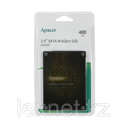 Твердотельный накопитель SSD Apacer AS340X 480GB SATA, фото 2