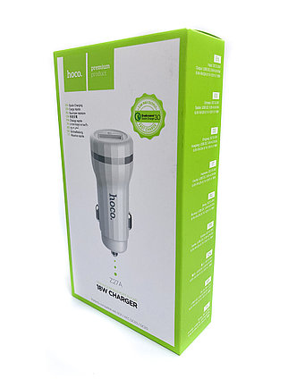 Авто зарядка USB HOCO Z27 18W, 1x USB, QC2.0/3.0