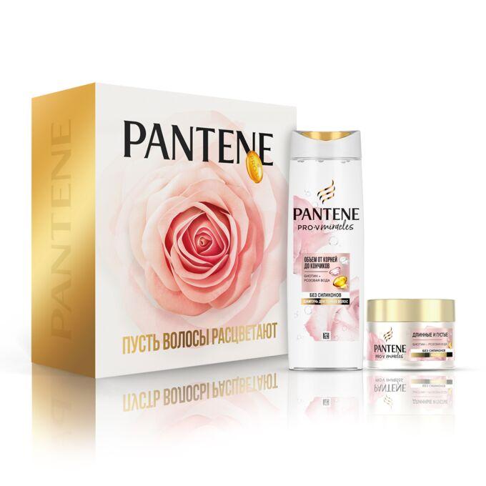 Подарочный набор PANTENE Шампунь Rose Miracles (шампунь 300 мл + маска 160 мл)