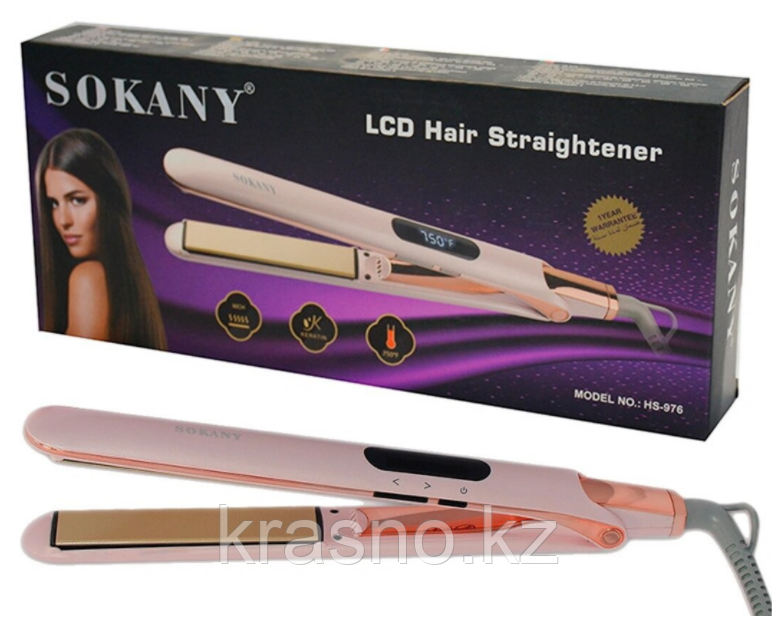 Щипцы для выпрямления волос Sokany HS-390