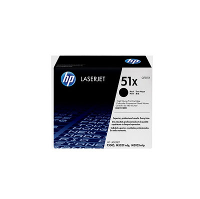 Картридж HP Cart Q7551X, черный