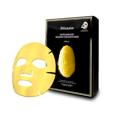 Тканевая маска с протеинами кокона золотого шелкопряда JMsolution Water Luminous Golden Cocoon Mask (Поштучно), фото 2