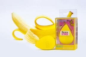 Спонж для нанесения тонального крема Banana sponge professional make up, фото 2