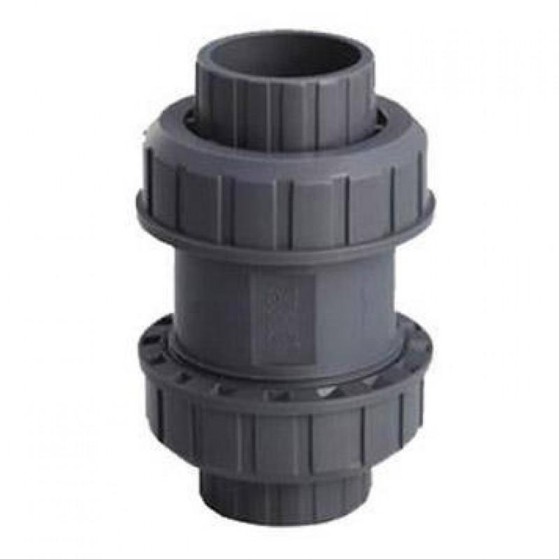 Обратный клапан, диаметр 75 мм. ПВХ трубы и фитинги для бассейнов. ERA, фото 1