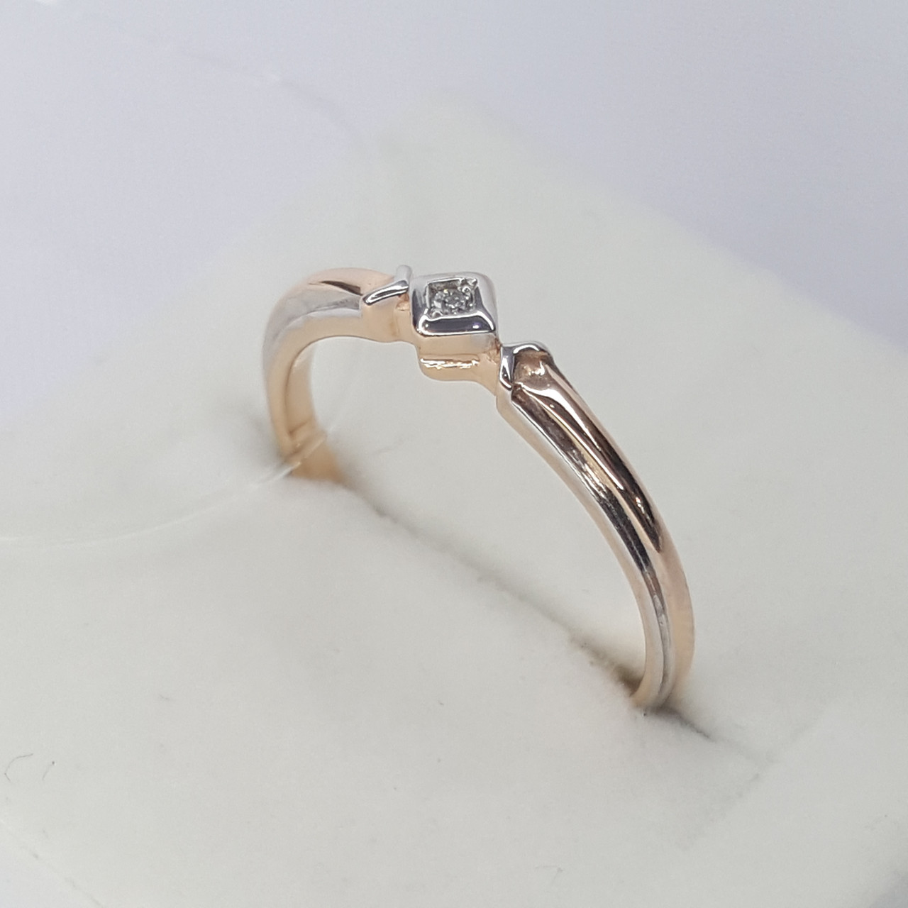 Серебряное кольцо Бриллиант Aquamarine 060108.6 позолота - фото 2 - id-p96747135