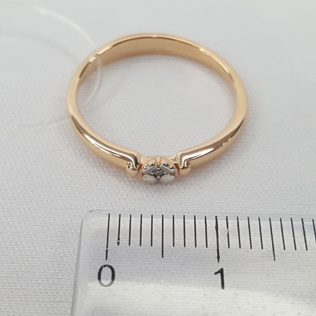 Серебряное кольцо Бриллиант Aquamarine 060106.6 позолота - фото 3 - id-p96747136