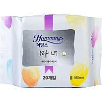 Корейские ежедневные прокладки Hummings «Manyo» (длина 180mm)