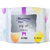 Корейские ежедневные прокладки Hummings «Manyo» (длина 180mm), фото 2