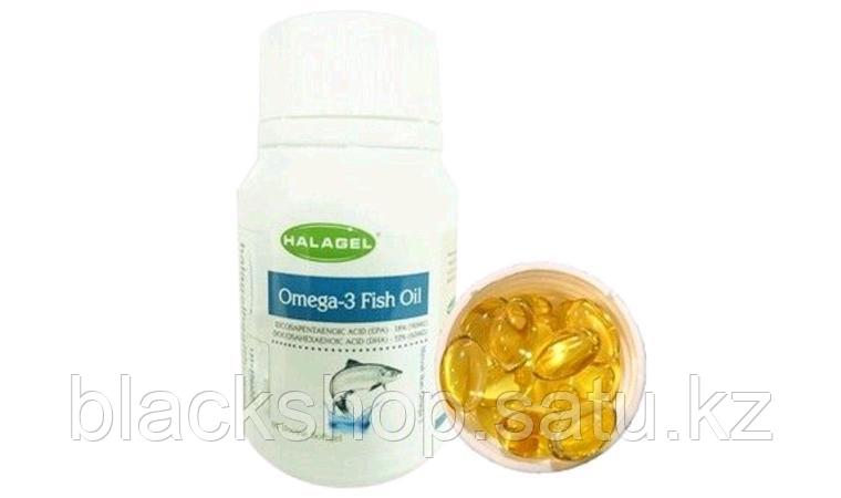 Рыбий жир в капсулах Halagel Omega-3 Fish oil - фото 1 - id-p96750538