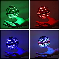 Летающий светодиодный шар-дрон Fly Spinning Ball. С пультом, фото 6